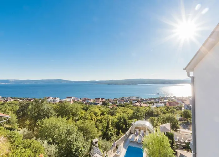 Apartman In With Sea View, Balcony, Air Conditioning, Wifi 3492-9